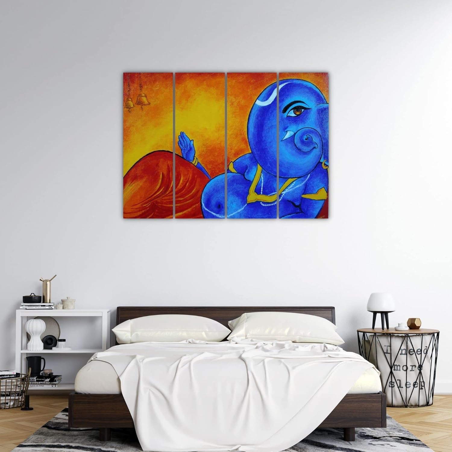 inep-b0bbpnpnm9-front-view-of-ganesha-tastic-4-panel-framed-wall-art-set-displaying-lord-ganesha-in-rich-brown-tones.jpg